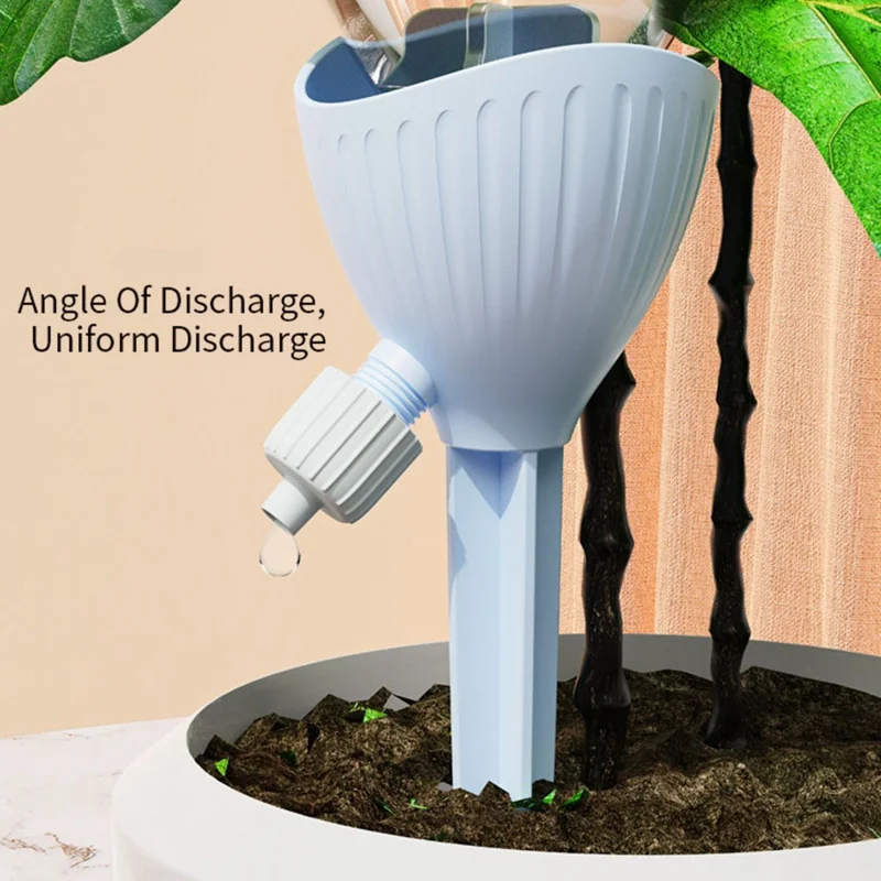 ZX-001 Lazy Self-Watering Device PP Automatic Plant Water Irrigation Tool - Pink