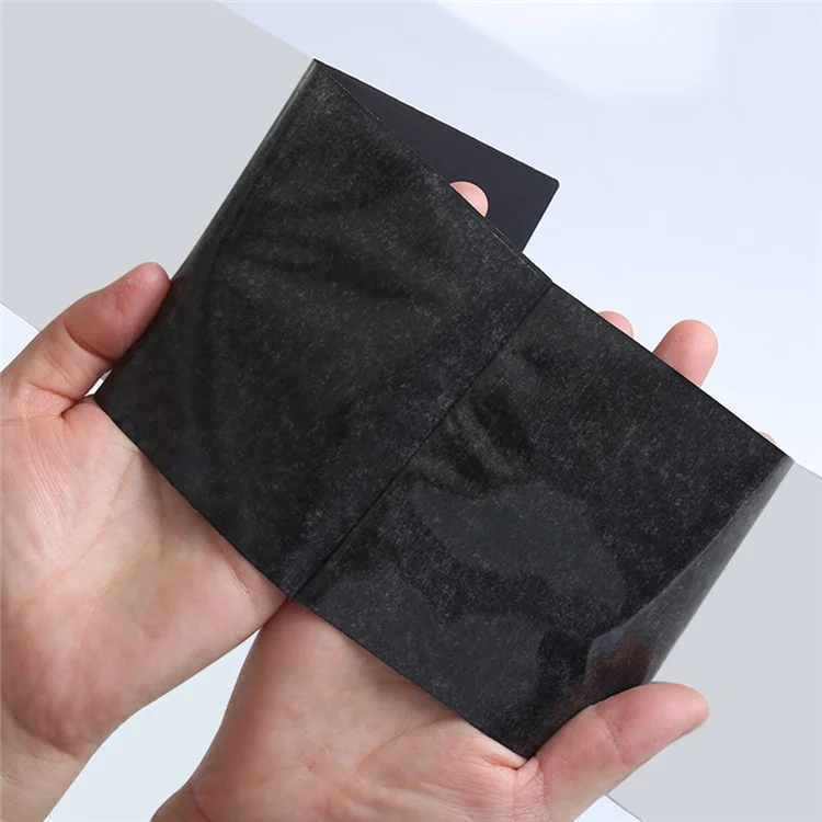 1 Peça de Remendo Autocolante Preto 20x10cm Cortável para Jaqueta de Penas, Tenda, Roupas, Bolsa