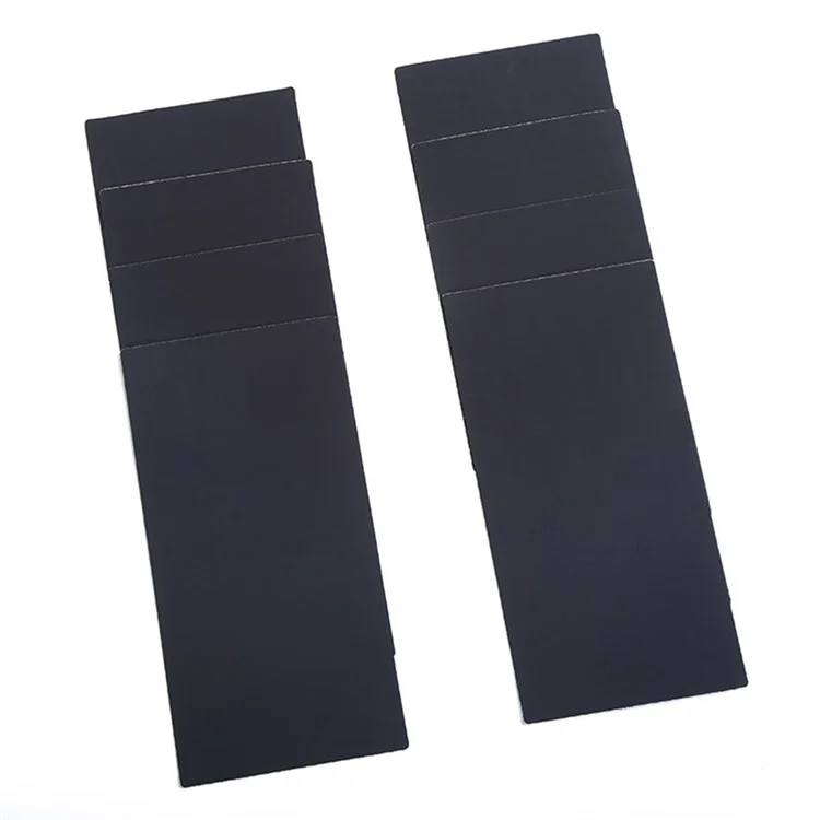 1 Peça de Remendo Autocolante Preto 20x10cm Cortável para Jaqueta de Penas, Tenda, Roupas, Bolsa