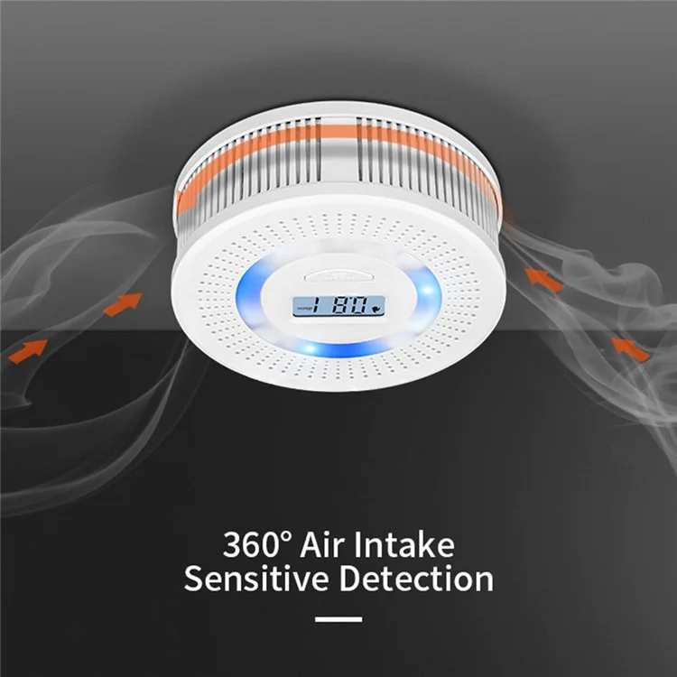 XY-S512COM Smoke Carbon Monoxide Detector Alarm CO Gas Monitor (Without Battery)