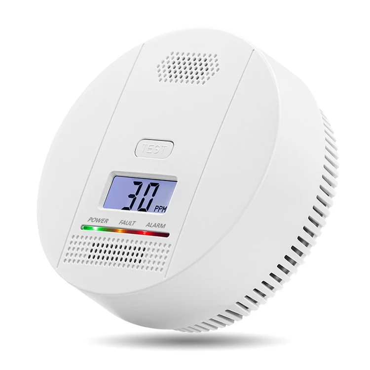 XY-C612 LCD Display Carbon Monoxide Detector Battery Powered CO Level Alarm Sensor