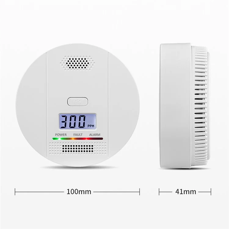 XY-C612 LCD Display Carbon Monoxide Detector Battery Powered CO Level Alarm Sensor