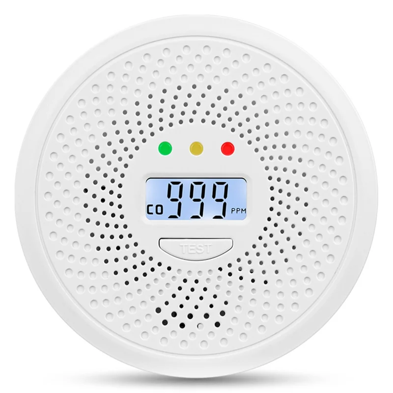 XY-C616 Carbon Monoxide Detector LCD Display CO Toxic Gas Detection Alarm