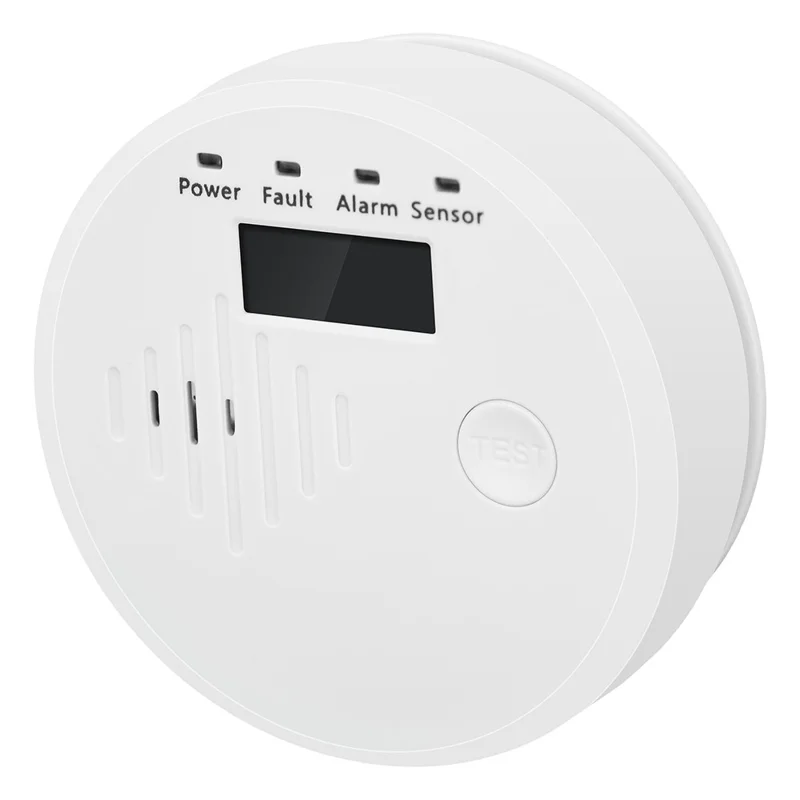 XY-C618 Carbon Monoxide Detector High Decibel Alert Sound CO Toxic Gas Detection Alarm