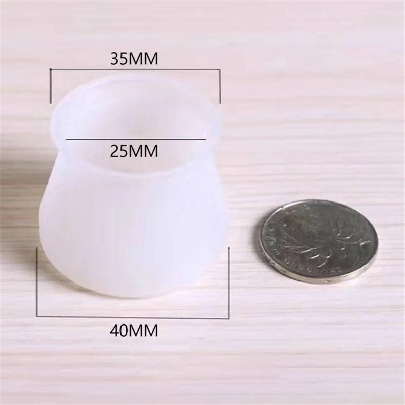 20Pcs 3-4cm Furniture Round Feet Covers Silicone Table Chair Leg Caps Floor Protector