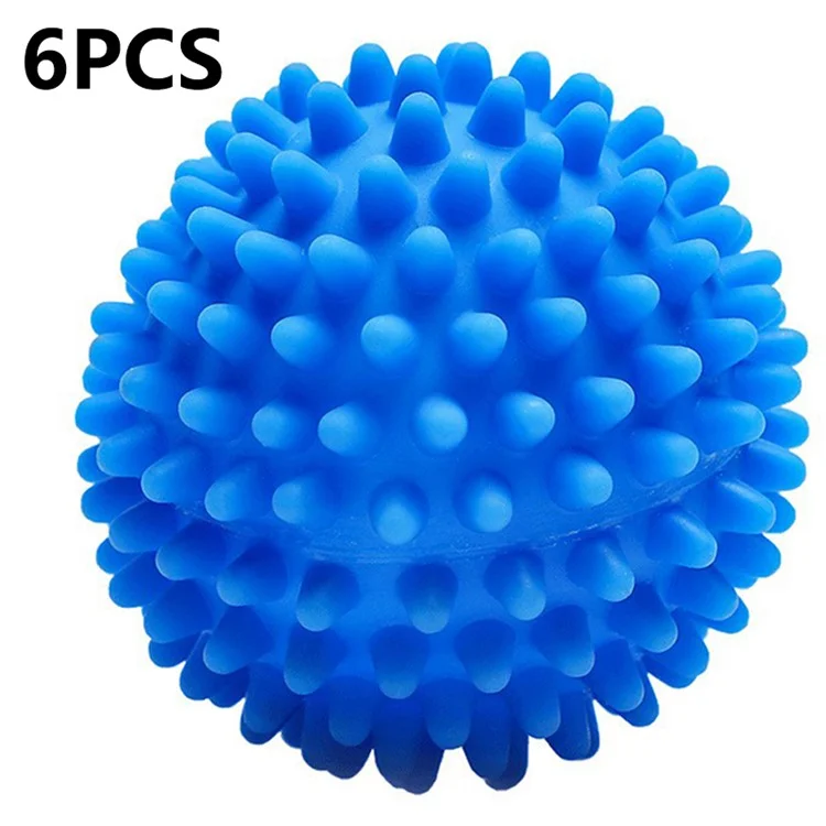 6Pcs 6.5cm Laundry Dryer Balls Lint Catcher for Washing Machine Tangle-Free Washer Balls