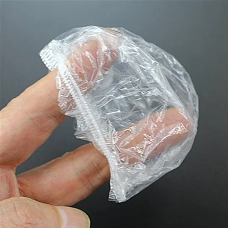 100PCS HDPE Disposable Ear Covers Salon Hair Dye Ear Caps Earmuffs Earflaps