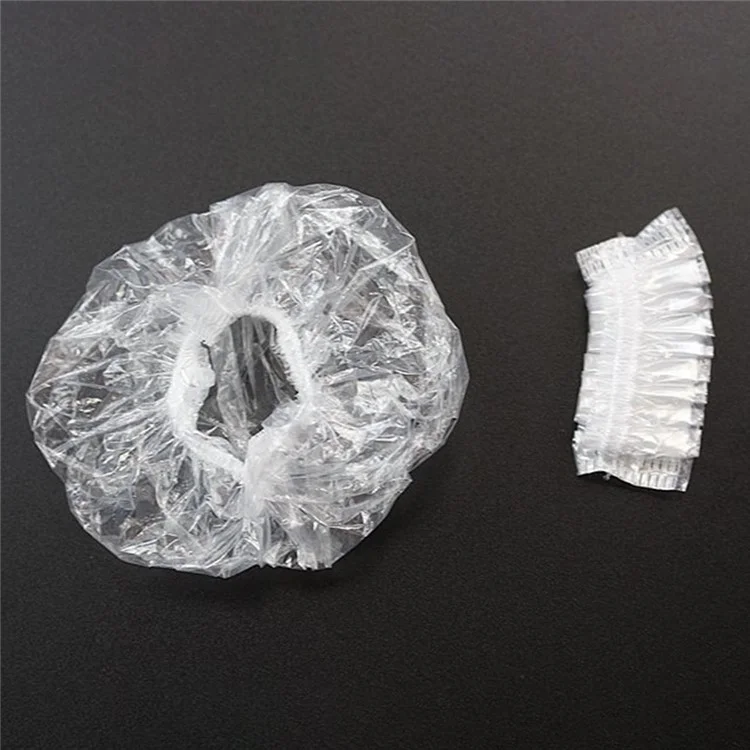 100PCS HDPE Disposable Ear Covers Salon Hair Dye Ear Caps Earmuffs Earflaps