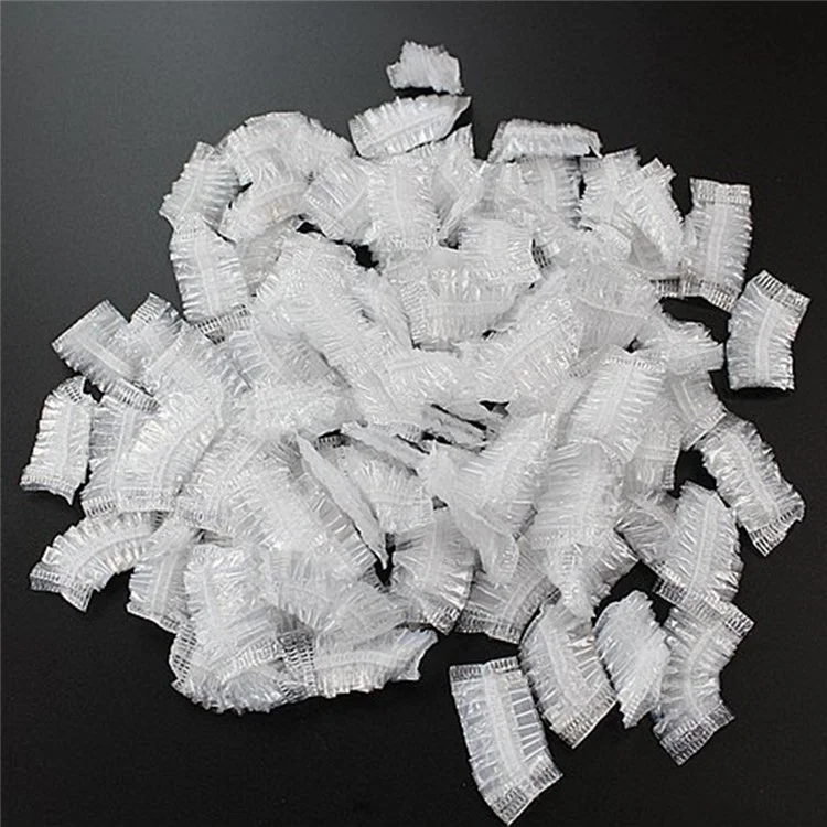 100PCS HDPE Disposable Ear Covers Salon Hair Dye Ear Caps Earmuffs Earflaps