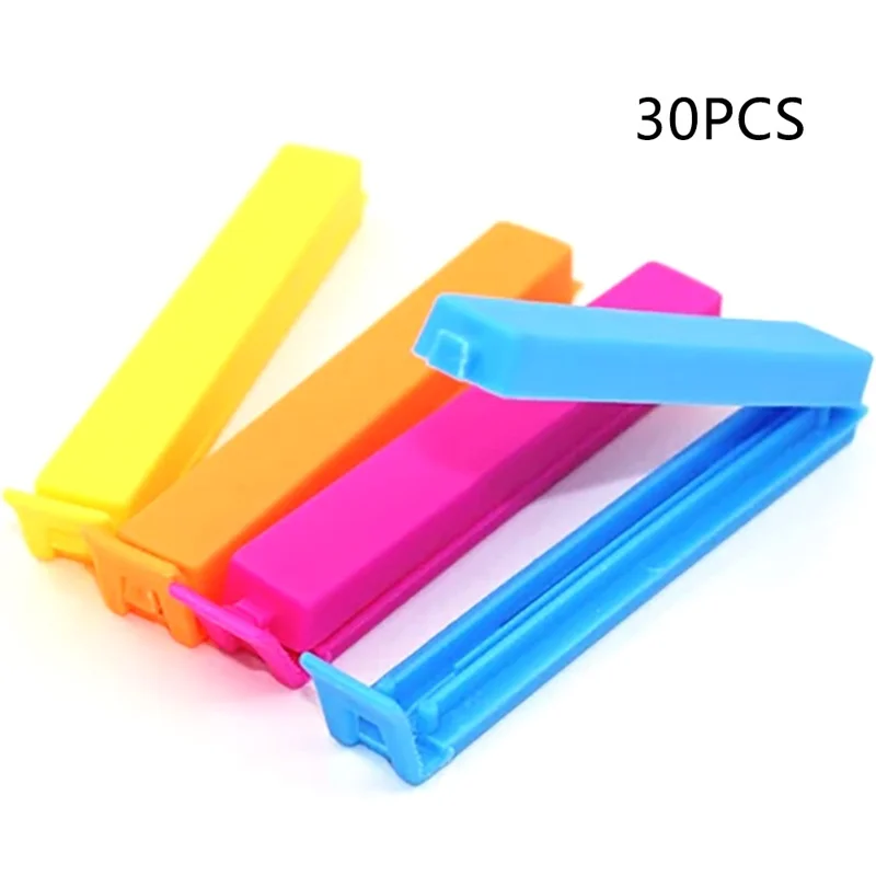 30PCS 11CM PP Plastic Bag Sealing Clips for Food and Snack Bags