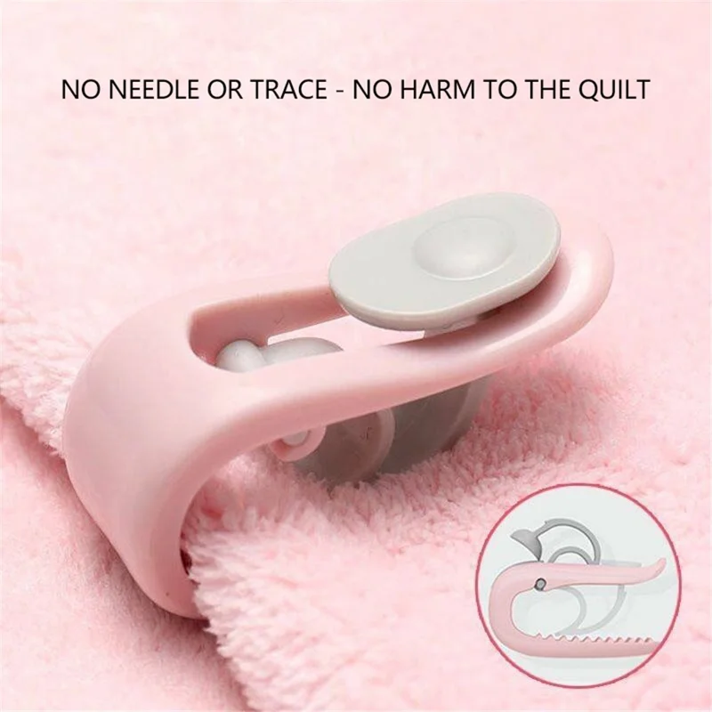 8Pcs Quilt Fixing Tool Gripper Clips Set Sheet Curtain Quilt Cover Thumb Button - Green