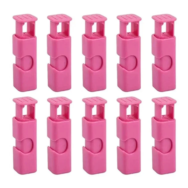 10 Stück Seal Clip Lebensmittelaufbewahrungstüten Clip Snack-Lebensmittellagerung Versiegelungsklammer - Rose
