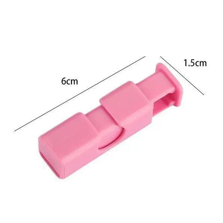 10 Stück Seal Clip Lebensmittelaufbewahrungstüten Clip Snack-Lebensmittellagerung Versiegelungsklammer - Rose