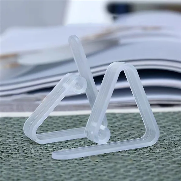 12 Stück 5,5 x 4,4 x 1,2 cm Tischdeckenklammern, windabweisende Tischdeckenhalter, Klammern gegen Rutschen, Befestigungsclips - Transparent
