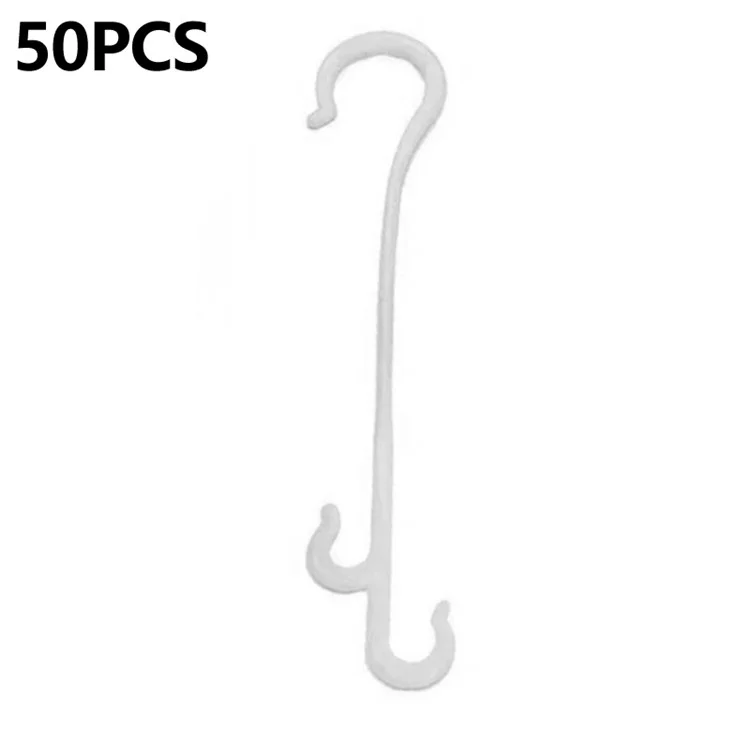 50 pezzi da 13 cm Supporto per piante da orto Garden Vegetable Vine J a forma di gancio Clip di fissaggio per frutti