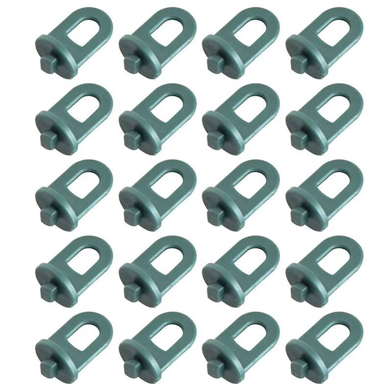 20PCS Plastic Greenhouse Hooks Plant Flower Hangers Clips for Hanging Pots
