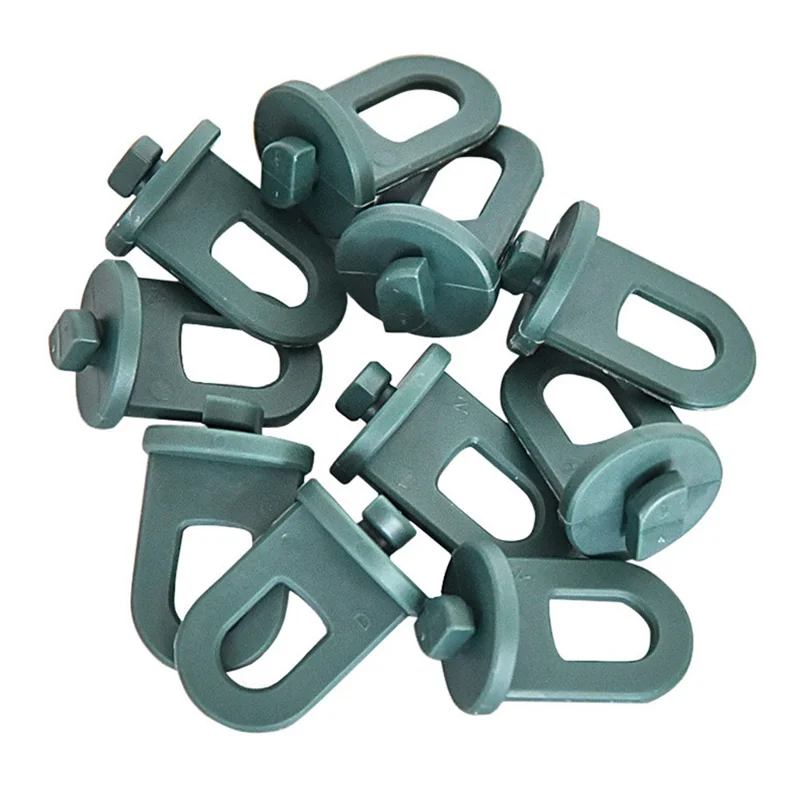 20PCS Plastic Greenhouse Hooks Plant Flower Hangers Clips for Hanging Pots
