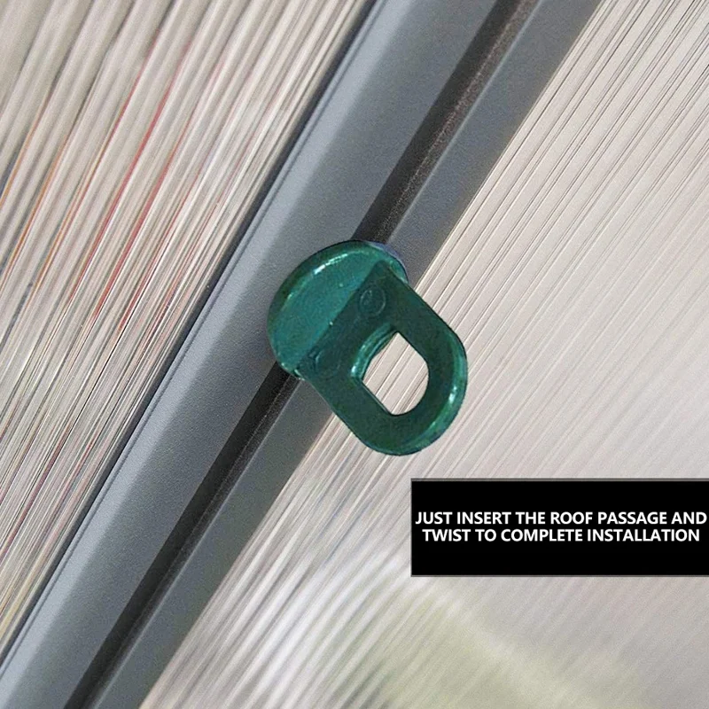 20PCS Plastic Greenhouse Hooks Plant Flower Hangers Clips for Hanging Pots