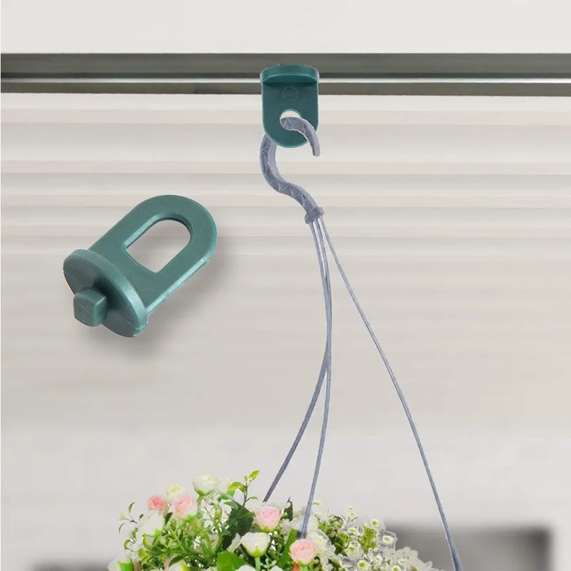 20PCS Plastic Greenhouse Hooks Plant Flower Hangers Clips for Hanging Pots
