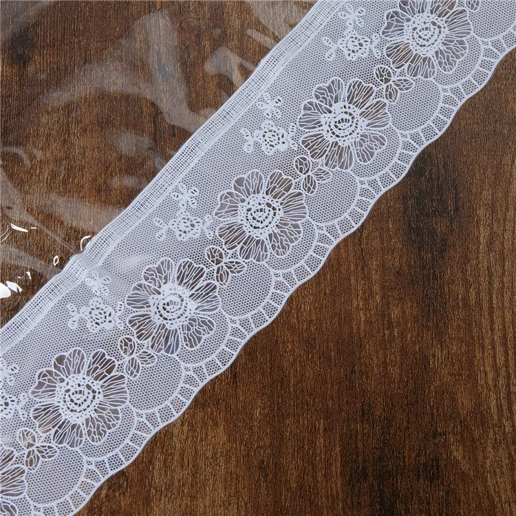 150cm runde, transparente PVC-Tischdecke mit Spitzenrand, ölfest