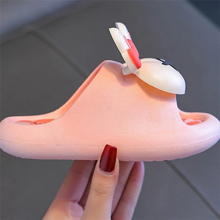 BENBENZHU 1 Paire de Sandales d'Été pour Enfants Antidérapantes en EVA à Semelle Épaisse - Rouge / 24-25