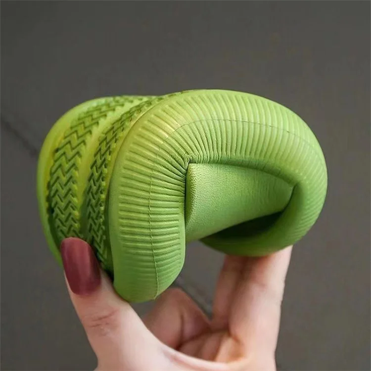 1 Paire de Pantoufles d'été pour Enfants, Antidérapantes en PVC pour Garçons et Filles - Vert / 24-25
