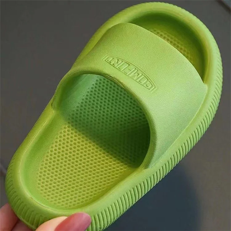 1 Paire de Pantoufles d'été pour Enfants, Antidérapantes en PVC pour Garçons et Filles - Vert / 24-25