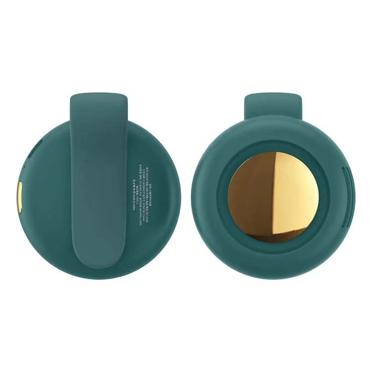 MF019 Portable USB Charging No Leaf Mini Cooling Fan Summer Desktop Quiet Fan Cooler with Back Clip - Vert