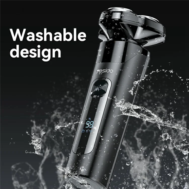 Yesido MG05 Razor di Rasoio Elettrico Impermeabile Con 3 Teste di Taglieri Galleggianti