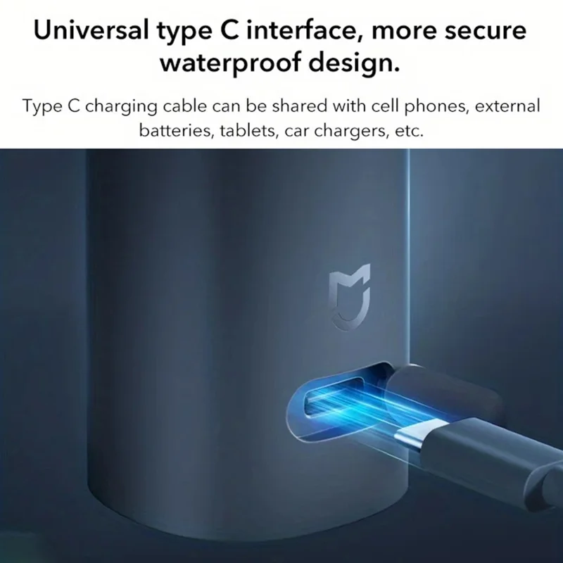 XIAOMI MIJIA S101 Barbeador Elétrico À Prova D'Água Rápido Para Homens - Cinza
