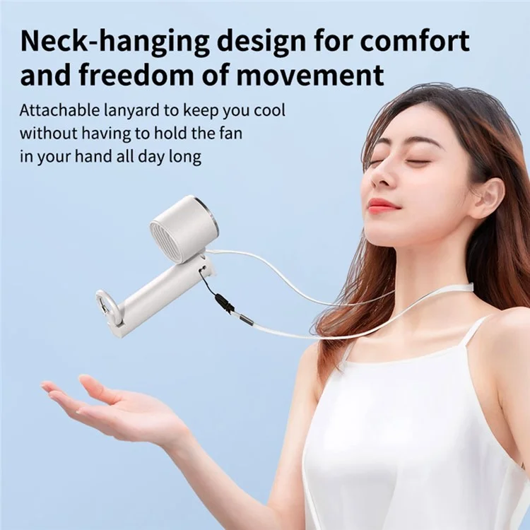 WT16 Ventilateur de poche pliable portable à faible bruit pour voyage en extérieur, utilisation à domicile et bureau - Vert clair