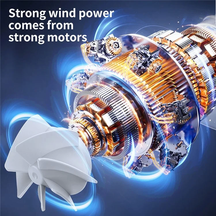 WT16 Ventilateur de poche pliable portable à faible bruit pour voyage en extérieur, utilisation à domicile et bureau - Vert clair