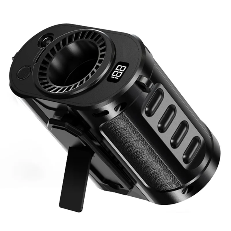 G30 Portable Waist Fan with Stand 5 Speed 8000mAh Rechargeable Belt Fan with Power Bank and LED Light