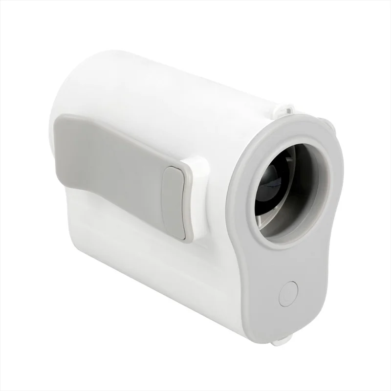 H20 Tragbarer Taillenlüfter mit 100 Geschwindigkeiten 13000 U/min Aufladbarer Clip-on Gürtelventilator für Camping / Outdoor - Weiß