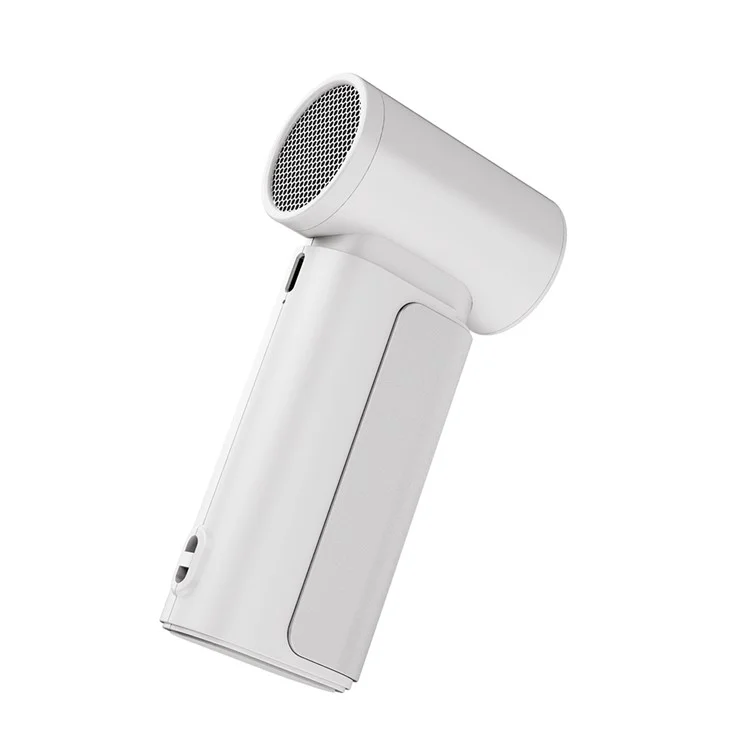 WT-F88 Portable Handheld Fan 19500RPM High Speed Turbo Fan Rechargeable 3 Speed Cooler - White