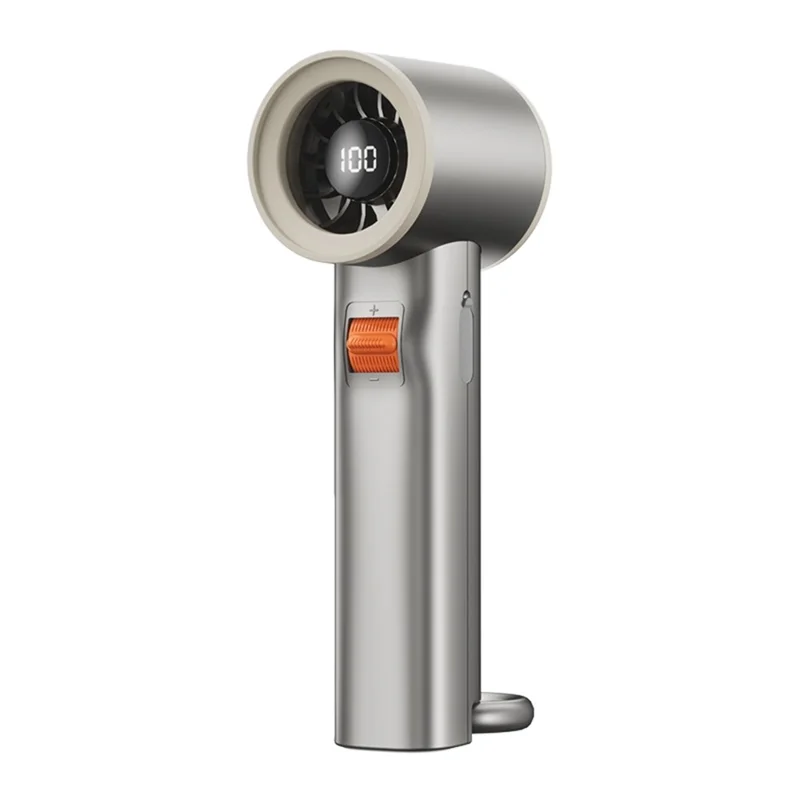WT-F89 Handheld Mini Fan Rechargeable 13000RPM 100 Speed Adjustable Turbo Fan with Digital Display