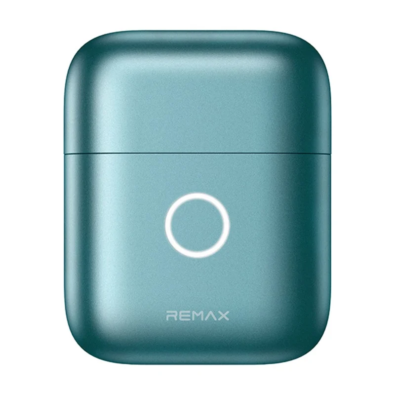 REMAX RS-H01 Портативная электрическая бритва из сплава Водонепроницаемая USB-C зарядка - Голубая