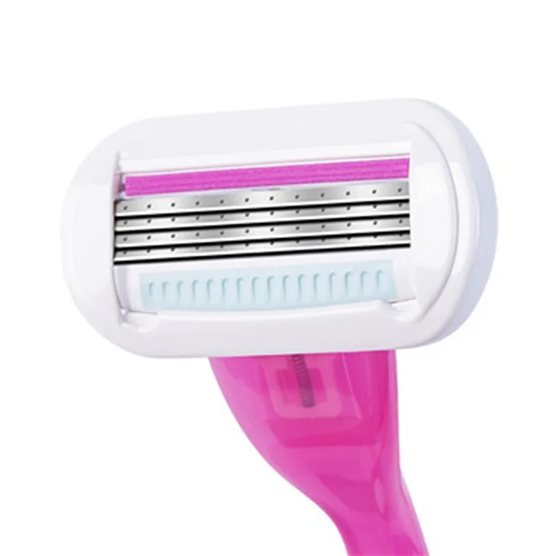 BOB IGIULAI For Women 4 Layers Manual Hair Remover Waterproof Shaving Kit with 1 Head + 1 Handle