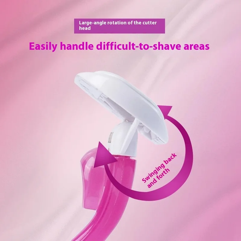 BOB IGIULAI For Women 4 Layers Manual Hair Remover Waterproof Shaving Kit with 3 Heads + 1 Handle