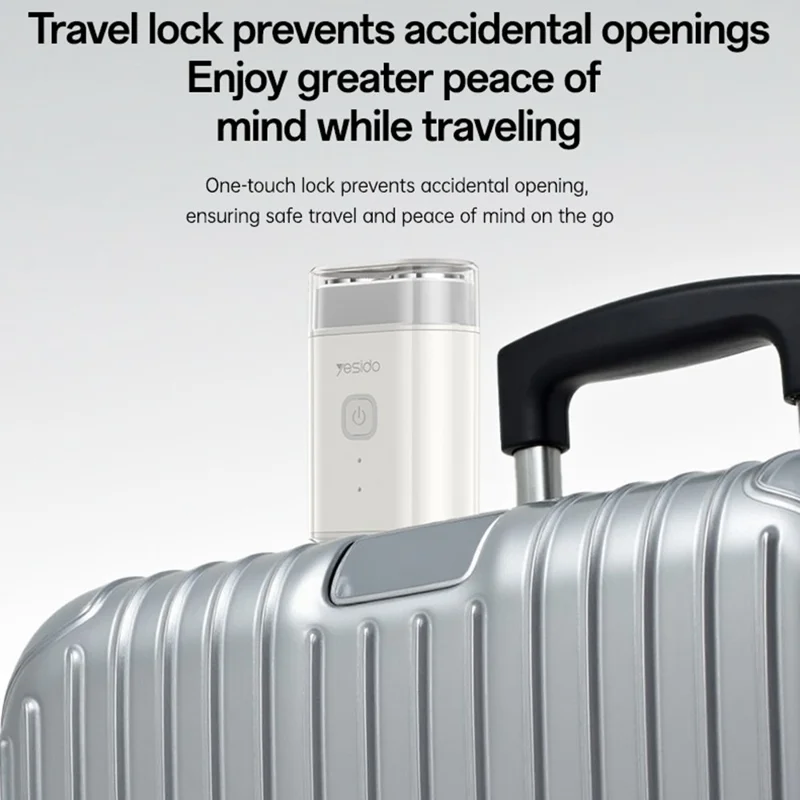 YESIDO MG20 IPX5 Waterdichte Reiseproduct Elektrische Scheerapparaat met Smart Display Dubbele Ring Drijvende Messen - Wit