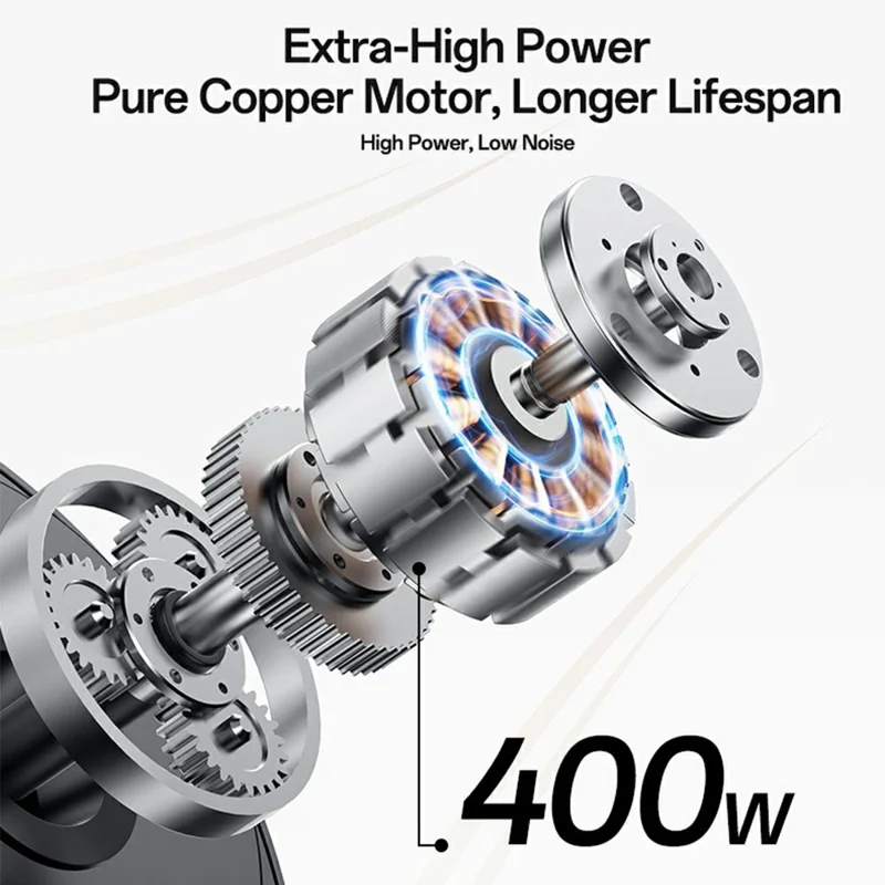 YESIDO EC28 Многофункциональный измельчитель мощностью 400 Вт, мотор из чистой меди, объем 2 л, блендер, мясорубка для домашней кухни — британский штекер