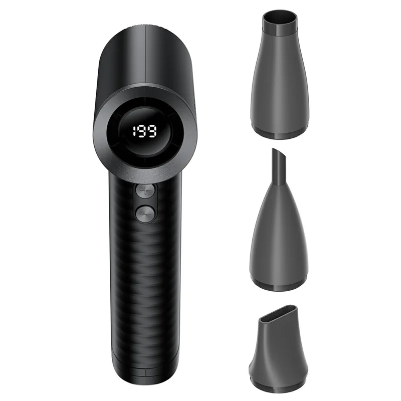 ACEFAST YF4 Handheld Turbo Fan with LED Digital Display 199 Speed Levels Fan for Electronics Cleaning