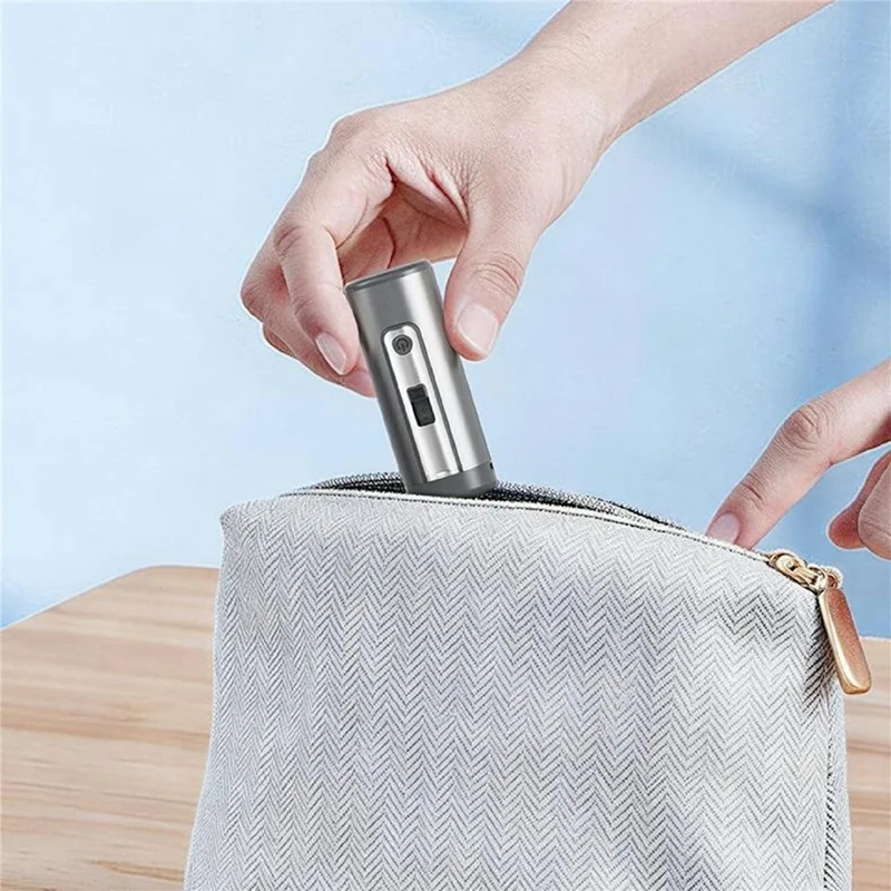 WT-H23 Portable Neck Fan 199-Speed 3000mAh Type-C Handheld Desktop TEC Semiconductor Cooling Fan - Khaki