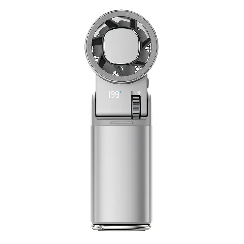 Ventilatore Portatile JF181 6000mAh Ricaricabile USB con Raffreddamento a Semiconduttore e Luce LED