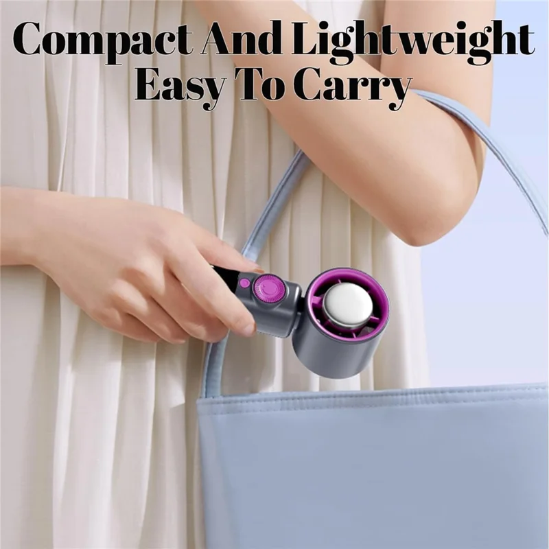 JF139 Portable Handheld Fan 4000mAh Digital Display 199-Speed USB Rechargeable Cooling Fan for Outdoor Office - Grey