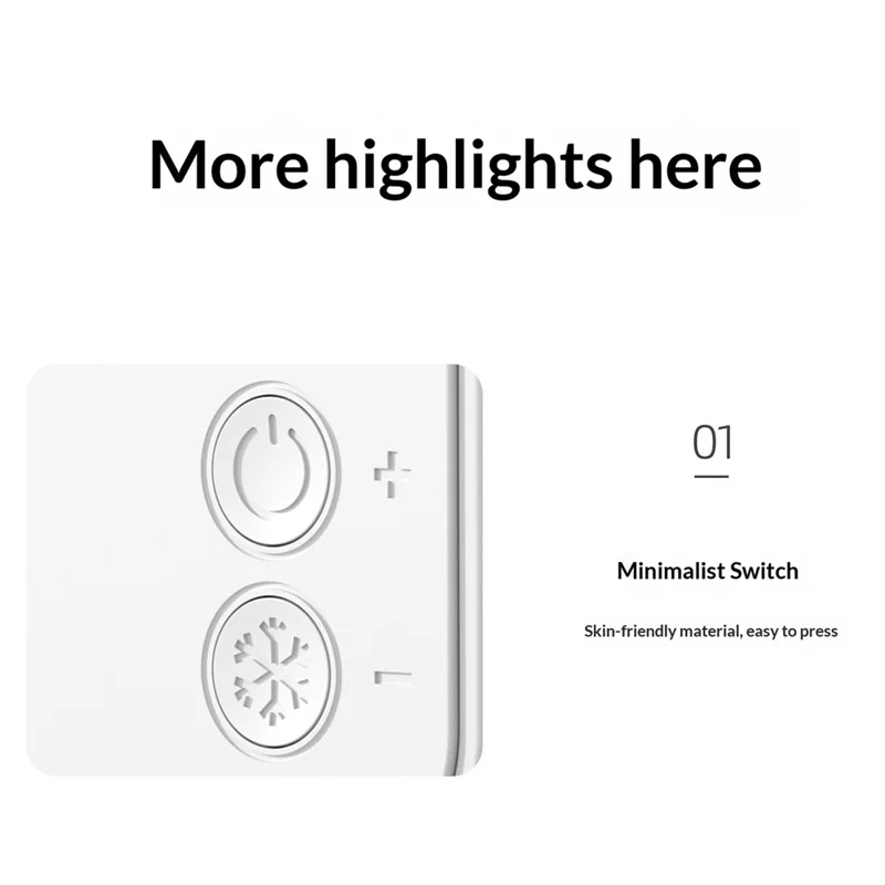 X28 Ultra-Slim Card Design Cooling Fan Pocket Desktop Portable Handheld Mini Fan with Hand Strap - White