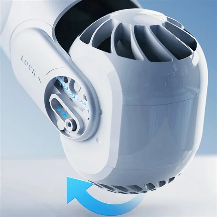 Ventilador de Pescoço Pendurado MF080 Ajustável com Saída de Ar Ventilador Portátil Alimentado por Bateria Ventilador de Pescoço Refrigerador