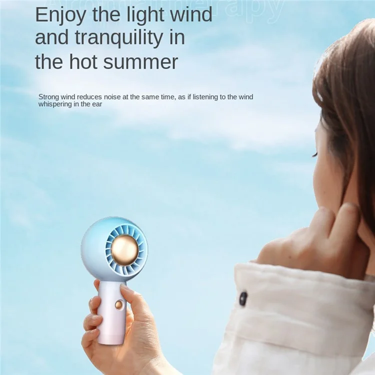 Космия Y Storm Ручная Ручная Портативная Usb-атмосфера ABS Cooling Fan Mini Summer Mute Вентилятор - Candy Color