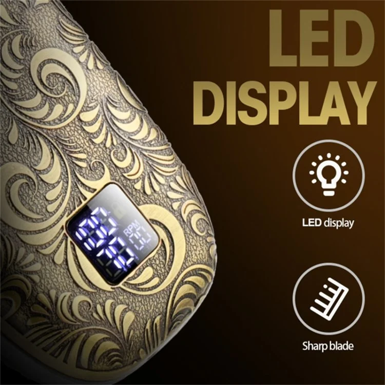961 Retro Metal Electric Shaver for Men Two Speed Adjustable Beard Razor Shaving Machine