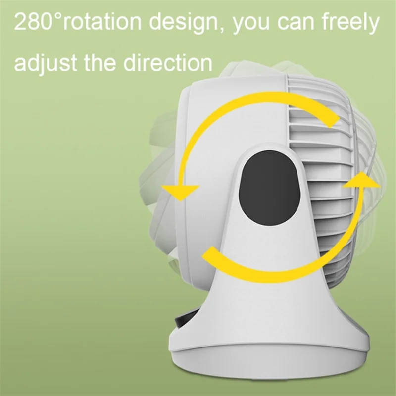 Ventilador de escritorio Strong Wind 2 niveles de velocidad del viento Ventilador de refrigeración de verano para el hogar y la oficina